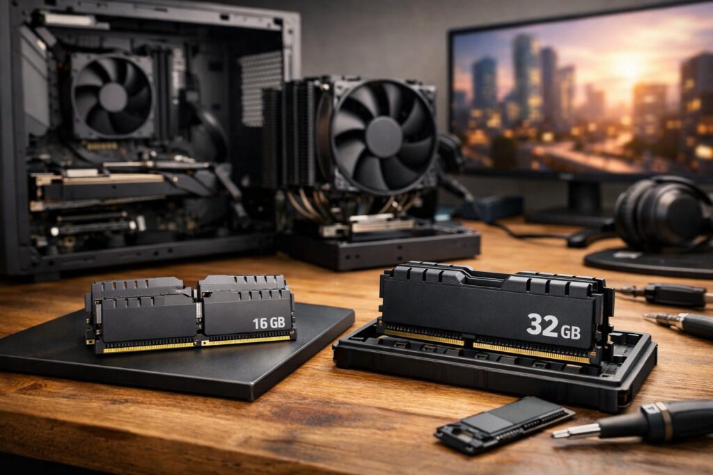 How Much RAM Should a GTA VI Gaming PC Have? 16 GB vs. 32 GB